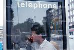 Man, Male, Public Phone, Booth