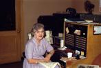 Switchboard Operator, Woman, Patch Bay, 1950s