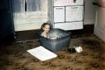 girl, tub, washing, retro, cute, funny, 1940s, PDRV01P14_17