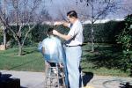 Haircut, Boy, Male, Retro, Backyard, 1950s, PDRV01P15_08