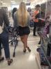 Woman, Shopping, back, hair