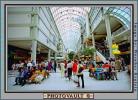 Galleria at Eatons, Shopping Mall, stores, interior, inside, indoors, shoppers, escalator, benches