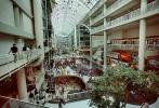 Galleria at Eatons, Shopping Mall, stores, interior, inside, indoors, shoppers, steps, stairs