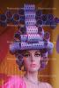 Purple Rollers, Hair, Face, Window-Display, Store, Hair Curlers, Window-Shop, Hollywood