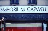 Emporium Capwell, building, store, Entrance, signage, 1980s, PDSV04P01_17