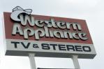 Cowboy Hat, Western Applieance TV & Stereo signage, 1980s, PDSV04P02_13