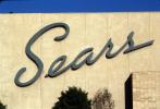 Sears store building, Shopping Center, signage, 1980s