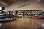 Car, mall, interior, Sears, building, store, Shopping Center, signage, 1980s, PDSV04P03_04