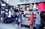 Lingerie Shopping, store, bras, girdles, panties, purse, women, man, May 1962, 1960s, PDSV07P05_09