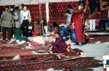 Rug, Carpet, Woman, Women, Rug Merchant, Tashkent Turkmenistan, PDVV02P07_17