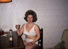 Woman in Hotel, Drinking, 1950s