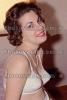 Woman, Smiles, Bullet Bra, Pearl Necklace, 1950s, PEEV03P06_02B