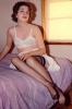 RHT Stockings, Woman, Half Slip, Sheer Nylons, Bra, 1950s, PEEV03P06_08