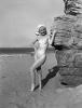Naturist, Woman, Beach, Ocean, 1940s, PEEV03P10_12