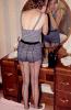 Sheer Black Stockings, Mirror, Vanity, Butt, Back, AIO, 1950s, PEFV01P01_14