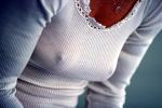 See-Through Shirt, Areola, Lace, Lacy