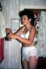 Woman in panties and bra, 1960s