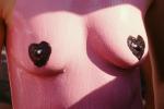 Pink Latex Breasts, Heart Nipples, PEFV02P07_09B