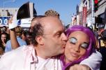 Folsom Street Fair, Purple Hair Lady, Cute, Pretty, Funny, PEFV02P08_07