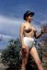 Woman in her Panties, Boobs, Hat, 1950s, PEFV03P03_11