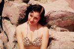 Woman, Bikini, Bra, Cleavage, Strap, Pretty, Retro, 1950s