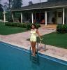 Lady in her Onsie Swimsuit, Pool, 1950s, PFAV03P03_01