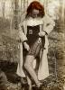 Woman, 1930's Lingerie, Corset, coat, lingerie, PFAV03P03_13