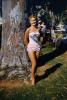 Miss Davis, Lady in a Swimsuit, One Piece, Ruffles, 1950s, PFAV03P06_06