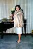 Fur Coat, High Heels, Elegant, Grand Piano, Dress, 1960s, PFAV07P10_04