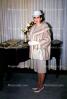 Fur Coat, High Heels, Hat, Elegant, Grand Piano, Purse, Dress, 1960s