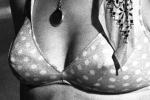Cleavage, Breasts, Polka-Dot Bikini, 1950s, PFAV08P14_09B