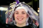 Woman in Rollers, Hair Curler, perm, perming, PFBV01P12_04