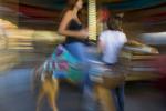 Girl on a Merry-go-Round, Carousel, Marin County Fair, PFFD01_039