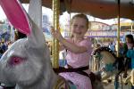 White Rabbit, Girl on a Merry-go-Round, Carousel, Marin County Fair, PFFD01_040