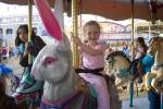 White Rabbit, Girl on a Merry-go-Round, Carousel, Marin County Fair, PFFD01_041