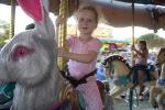 White Rabbit, Girl on a Merry-go-Round, Carousel, Marin County Fair