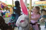 White Rabbit, Girl on a Merry-go-Round, Carousel, Marin County Fair, PFFD01_044