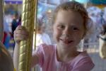 Girl on a Merry-go-Round, Carousel, Marin County Fair, PFFD01_047