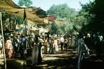 People, crowds, costumes, shady lane, path, Renaissance Faire, Black Point, September 8 1971, PFFV01P13_08