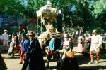Renaissance Faire, Queen, Procession, jitney, artistic vehicle, Septermber 27 1992