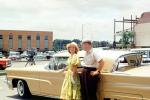 1959 Lincoln Continental Mark IV, Pretty Lady, dress, hat,  Giant Truck, Oklahoma State Fair 1959, 1950s, PFFV03P04_05
