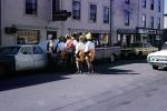 Pioneer Days, Fairbanks Alaska, cars, taxi, Nordale Hotel, August 1968, 1960s, PFFV03P04_11