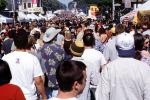 People, Crowds, Crowded, Haight Ashbury Fair, Haight Street, June 2002, PFFV05P04_16