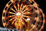 Ferris Wheel, Nighttime, Orange County Fair, California, Round, Circular, Circle, PFFV05P09_18