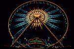Ferris Wheel, Nighttime, Orange County Fair, California, Round, Circular, Circle, PFFV05P10_02