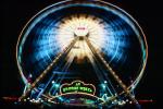 Ferris Wheel, Nighttime, Orange County Fair, California, Round, Circular, Circle, July 2002