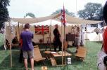 Revolutionary War re-enactment, tent, flag, PFFV06P02_03