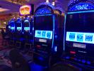 Empty Casino Slot Machines, COVID-19 Virus Lockdown, panic, 2020, PFGD01_082