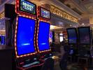 Empty Casino Slot Machines, COVID-19 Virus Lockdown, panic, 2020, PFGD01_088