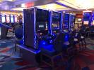 Empty Casino Slot Machines, COVID-19 Virus Lockdown, panic, 2020, PFGD01_090